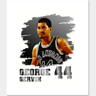 George gervin || 44 Posters and Art